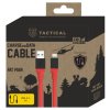 Tactical Fat Man Cable USB-A/Lightning 1m Red