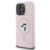 Karl Lagerfeld Liquid Silicone Karl and Choupette MS IP 16 Pro Max Pink
