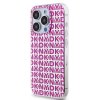 DKNY PC/TPU Repeat Pattern Zadní Kryt pro iPhone 15 Pro Pink