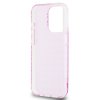 DKNY PC/TPU Repeat Pattern Zadní Kryt pro iPhone 15 Pro Pink
