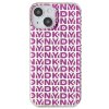 DKNY PC/TPU Repeat Pattern Zadní Kryt pro iPhone 15 Pink