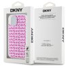 DKNY PC/TPU Repeat Pattern Zadní Kryt pro iPhone 15 Pink