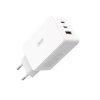 Napájecí adaptér XO-CE13 GaN 65W, 2x PD USB-C + QC 3.0 USB-A (Bílá)