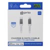 Prio MFI datový kabel USB C / Lightning 2 m bílý