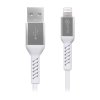 Prio MFI datový kabel USB A / Lightning 2 m bílý