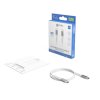 Prio datový kabel USB C / USB C 1,2 m bílý