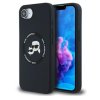 Karl Lagerfeld Liquid Silicone K&CH Heads MagSafe Zadní Kryt pro iPhone 16e Black