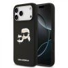 Karl Lagerfeld Liquid Silicone Double Heads Zadní Kryt pro iPhone 17/18 Pro Max