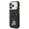 Karl Lagerfeld PU Karl and Choupette Head MagSafe Kryt pro iPhone 17 Pro Max