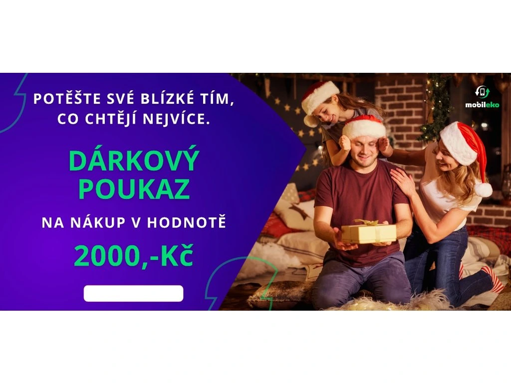 Dárkové poukazy Mobileko – Ideální dárek na poslední chvíli