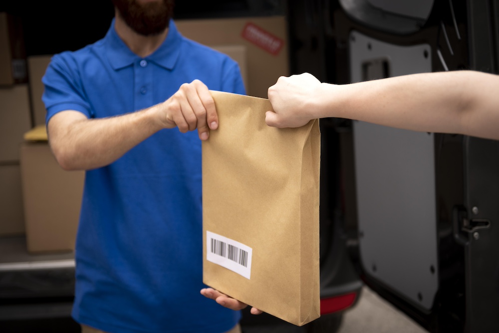 close-up-man-delivering-pack