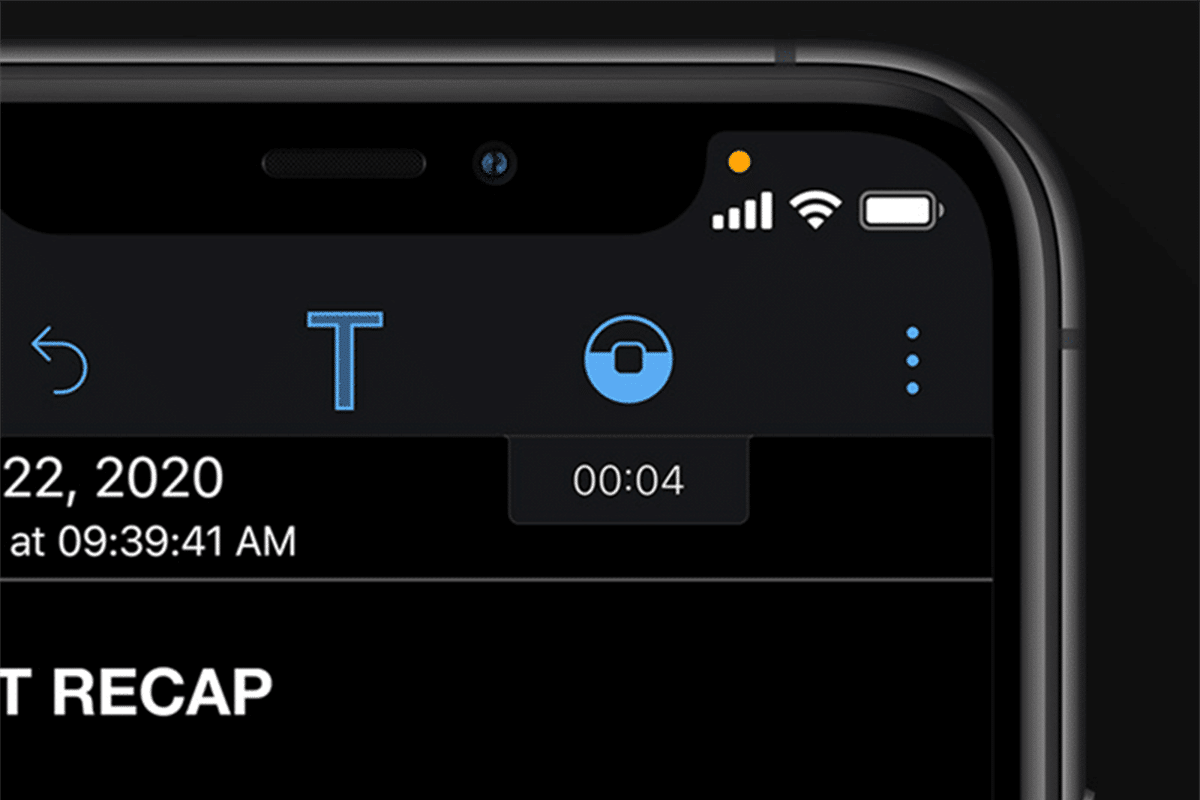 Co znamenají zelené a oranžové tečky na vašem iPhonu?