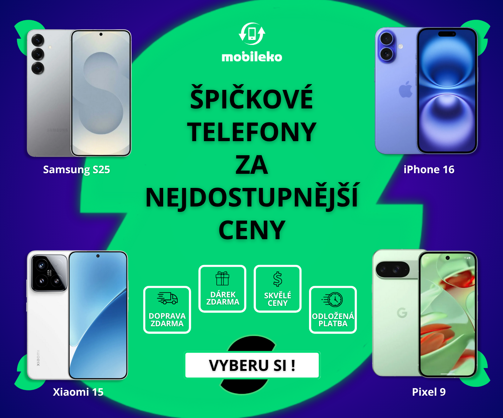 Špičkové telefony za nejdostupnějsí ceny