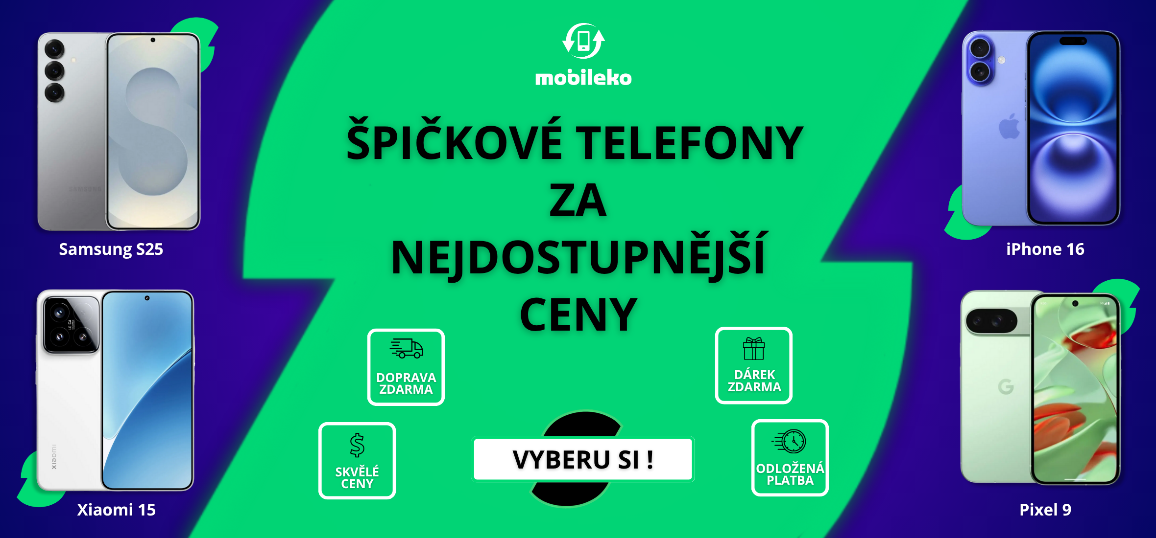 Špičkové telefony za nejdostupnějsí ceny