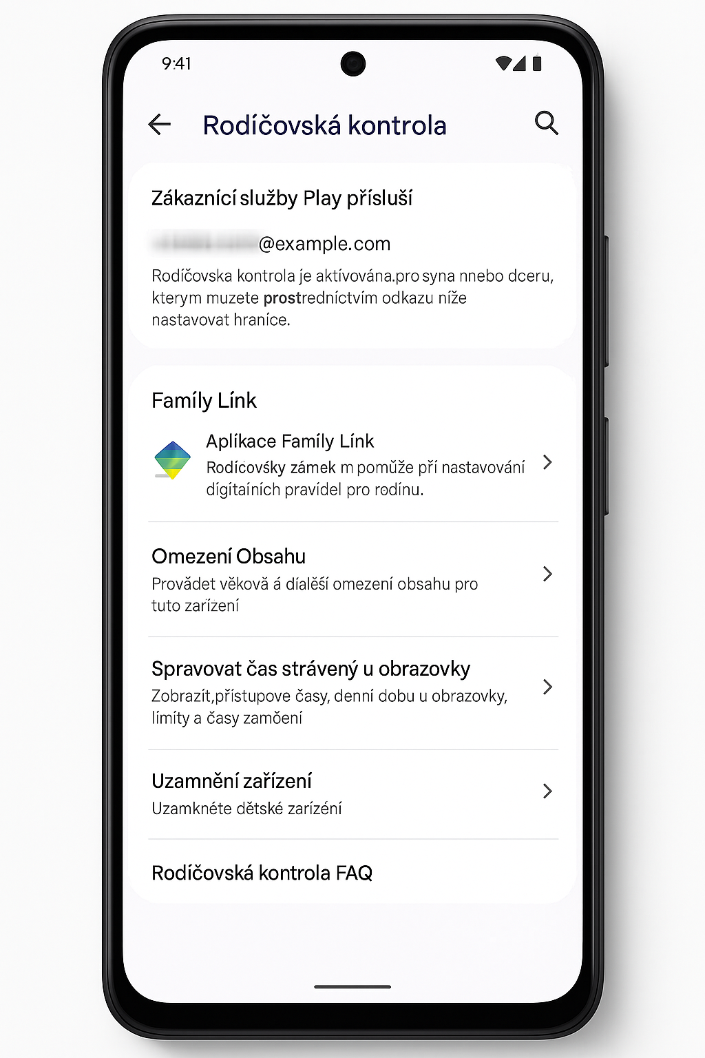 Familylink-mobileko