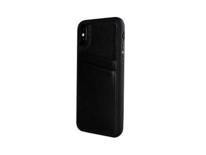 Apple iPhone X Real Leather Back Cover CC Antique black