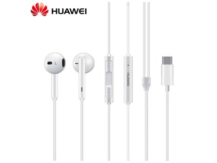 Huawei CM33 Type C Stereo Sluchátka White / Bílá (Bulk) – ochranné pouzdro