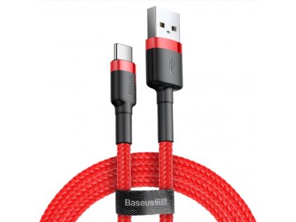 Baseus CATKLF A09 Cafule Kabel USB C 3A 0.5m Red1