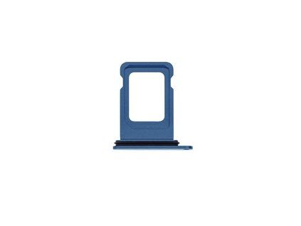 iPhone 13 / 13 mini SIM tray modrý, držák, šuplík – foto