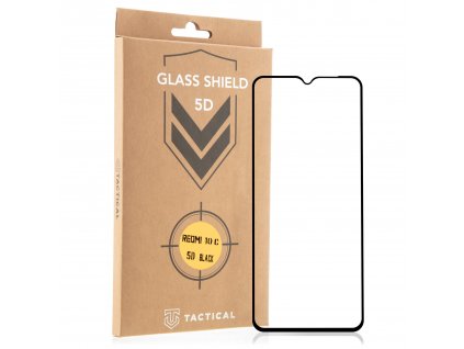 Tactical Glass Shield 5D sklo pro Xiaomi Redmi 10C'POCO C40 Black