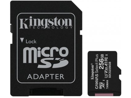 256GB microSDXC Kingston Canvas Select Plus A1 CL10