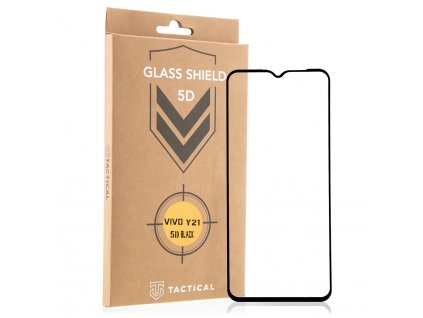 Tactical Glass Shield 5D sklo pro VIVO Y21 Y21s Black1