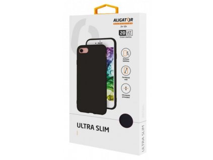 Pouzdro ALIGATOR Ultra Slim Samsung A70, Black / Černá