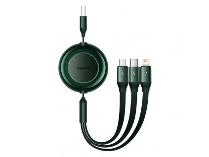 cze pl Baseus Bright Mirror 2 USB kabel 3 v 1 pro micro USB USB C Lightning 3 5A 1 1 m zeleny 25213 1