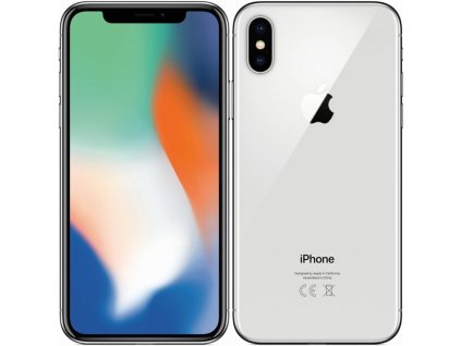 Apple iPhone X 64GB Silver použitý - Stav B – ochranné pouzdro