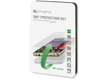 4smarts 360° Protection Set (kryt+sklo) pro Apple iPhone 7 Plus / 8 Plus transparentní