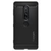 Spigen Rugged Armor, black / Černa - Xperia XZ2 Premium – fólie na displej