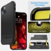 Spigen Rugged Armor MagSafe, matte black - iPhone 14 – ochranné pouzdro