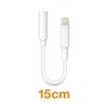 Audio adaptér Aligator Lightning / 3,5mm Jack, bílý – obrázek