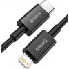 Baseus CATLYS-C01 Superior Fast Charging Datový Kabel USB-C to Lightning 20W 2m Black – obrázek