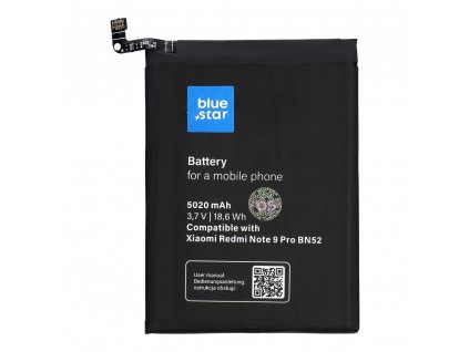 34866 bateria xiaomi redmi note 9 pro bn52 5020mah