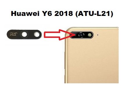 sklo kamery huawei y6 2018 atu l21