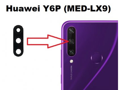 sklo kamery huawei y6p med lx9