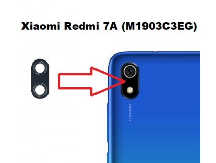 sklo kamery xiaomi redmi 7a m1903c3eg