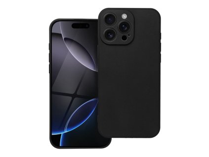 Obal na mobil iPhone 16 Pro Max - SOFT silikon cierna