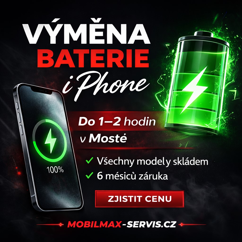 🔋 Výměna baterie iPhone Most