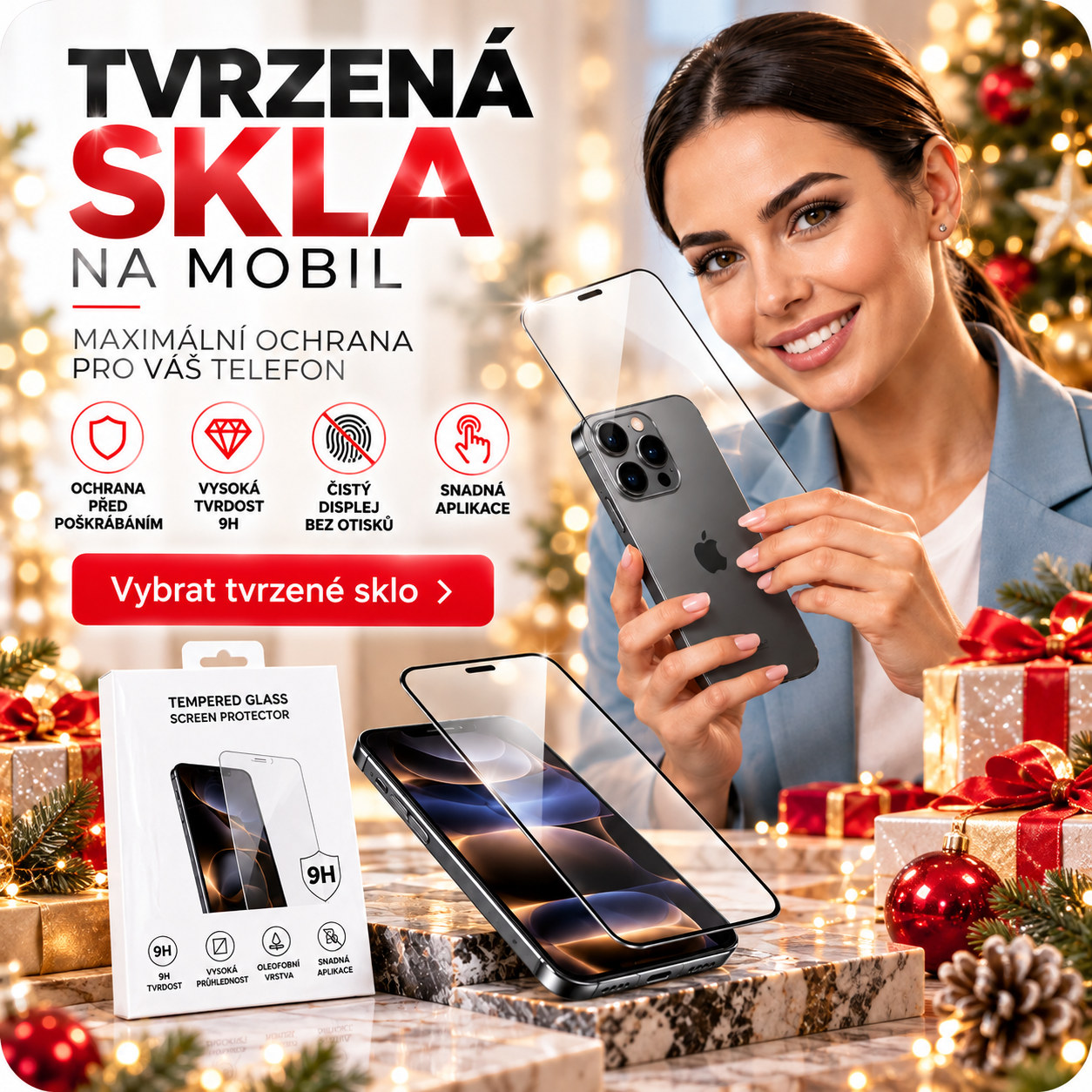 Tvrzené sklo na mobil