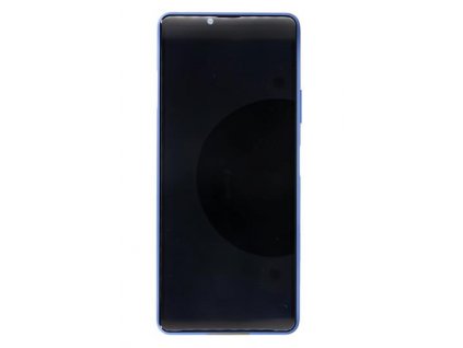 LCD Display + Dotyková Deska + Přední Kryt Sony BT52 Xperia 10 III Blue (Service Pack)