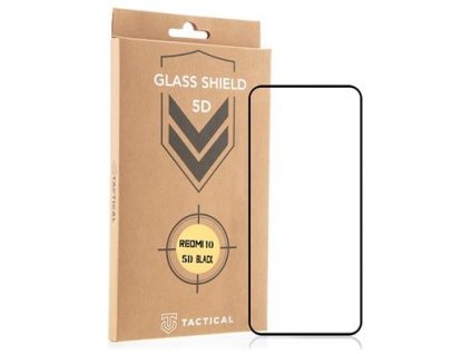 Tactical Glass Shield 5D sklo pro Xiaomi Redmi 10 (2022) Black