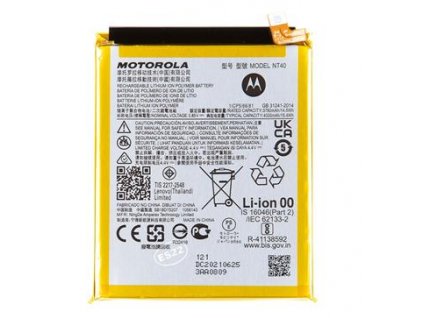 NT40 Motorola Baterie 4000mAh Li-Ion (Service Pack)