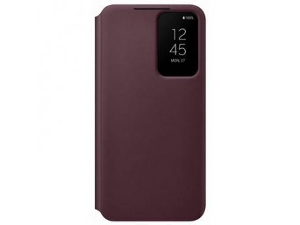 EF-ZS901CEE Samsung Clear View Cover pro Galaxy S22 Burgundy