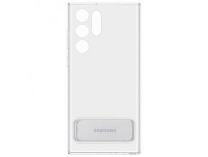 EF-JS908CTE Samsung Clear Standing Kryt pro Galaxy S22 Ultra Transparent