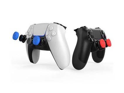 iPega P5029 Silikonové Krytky Ovládacích Páček pro PS5/PS4 4ks Red/Blue