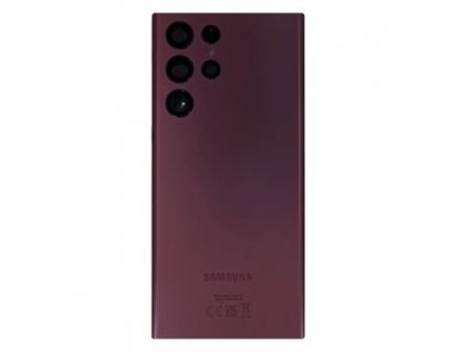 Samsung S908B Galaxy S22 Ultra Kryt Baterie Burgundy (Service Pack)