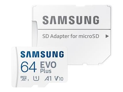 microSDXC 64GB EVO Plus Samsung Class 10 vč. Adapteru