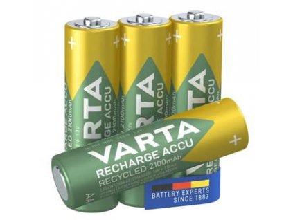 Varta Nabíjecí Baterie Recycled AA 2100 mAh 4ks